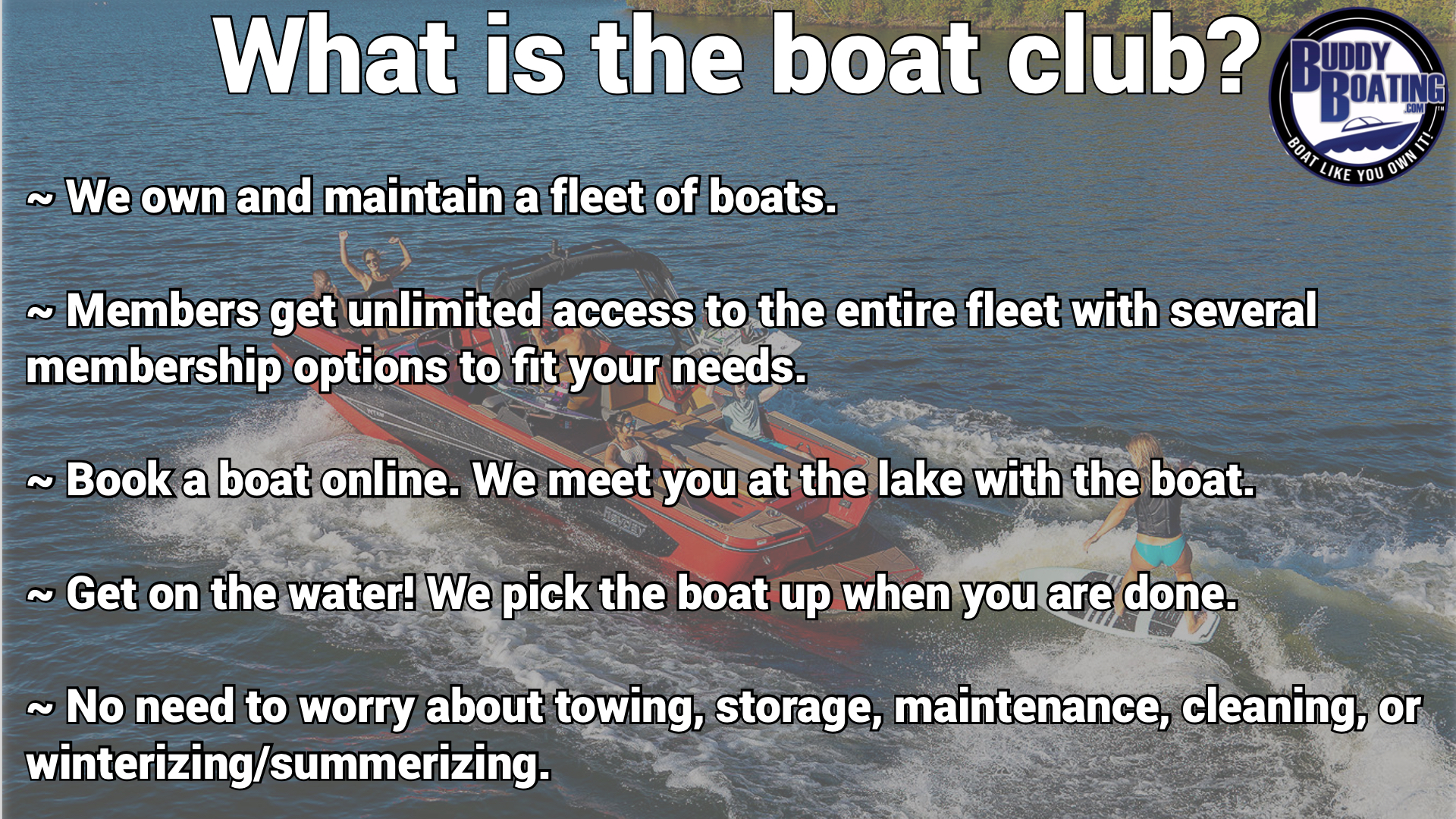 Boat club boat rentals rent searay